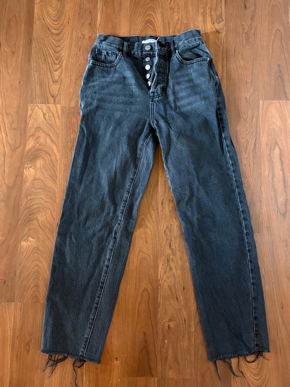 PacSun Black High Rise Straight Jeans